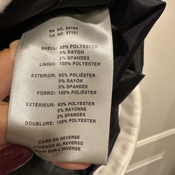 Winter White Levi’s Women Long Oversized Fringe Fashion Jacket Sz XS NWT $150 - Picture 7 of 9